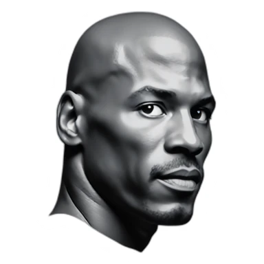 Michael Jordan logo but fill color sticker