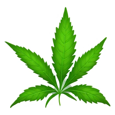 Hemp 420 plant leaf growing  sticker