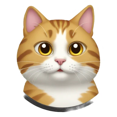 cat in mirror sticker