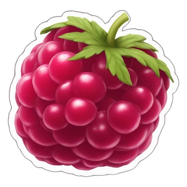 Frase framboise mie sticker