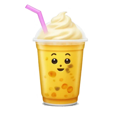 Mango boba tea  sticker