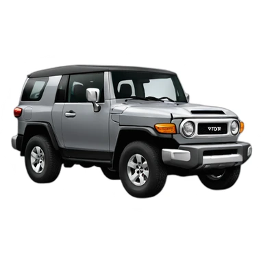 Grey toyota fj sticker