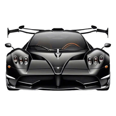 Pagani Huayra - Pagani (Model Year: 2022) (Iconic colour: Black) sticker