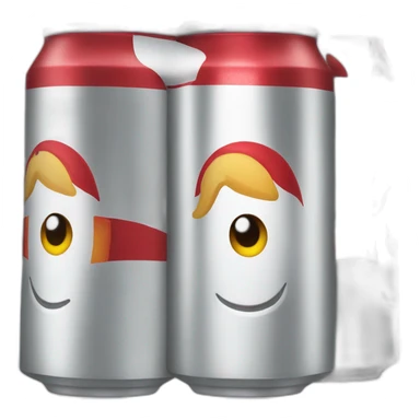 a beer can for duff sticker