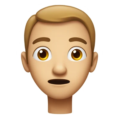 Shocked raising eyebrows  sticker