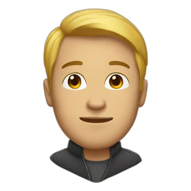 Persona señalando  sticker