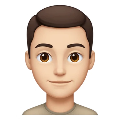 Smirking one eyebrow raised sticker