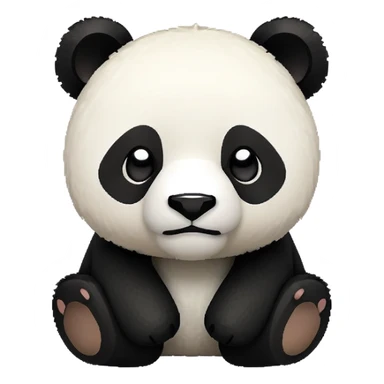 minecraft panda, blocky, cute sticker