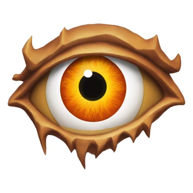 Eye of Sauron in Lord of the Rings theme sticker