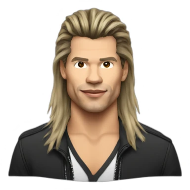 Theo von with mullet sticker