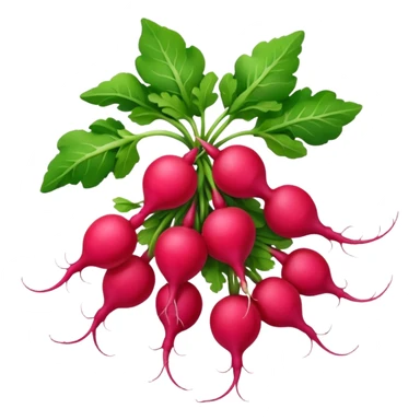 bunch of radish sticker