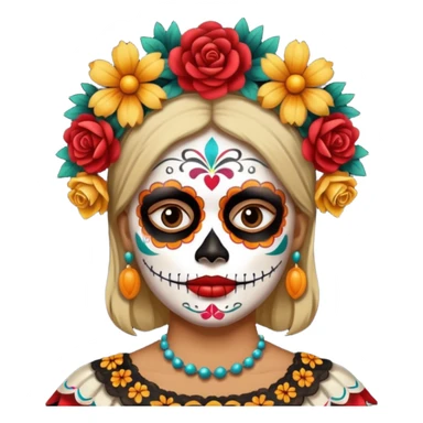 me gusta de día de muertos sticker