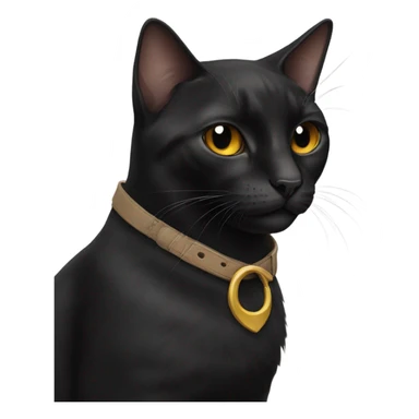 Black cat wearing boots sticker