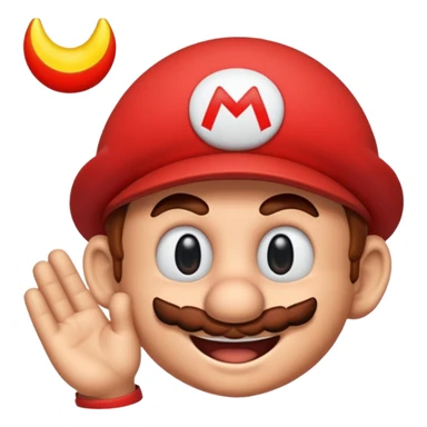 mario mooning sticker