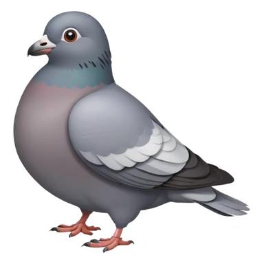 Fat pigeon  sticker