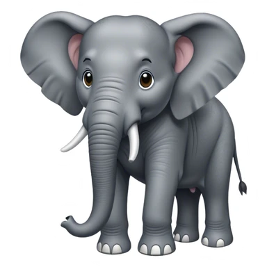 Obama as a elephant sticker