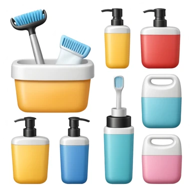 produtos de higiene pessoal sticker