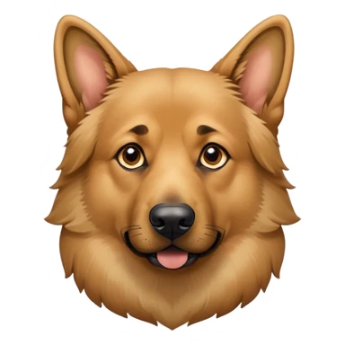 Germand sheper mixed with chow sticker