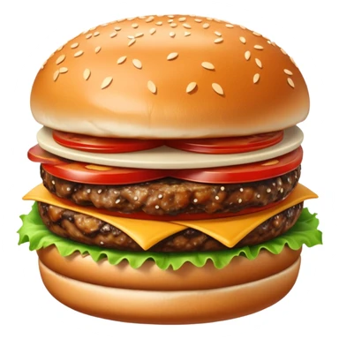 Bacon mushroom burger  sticker