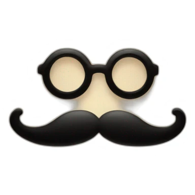 personne avec une moustache carré et une mèche qui vas vars la droite sticker