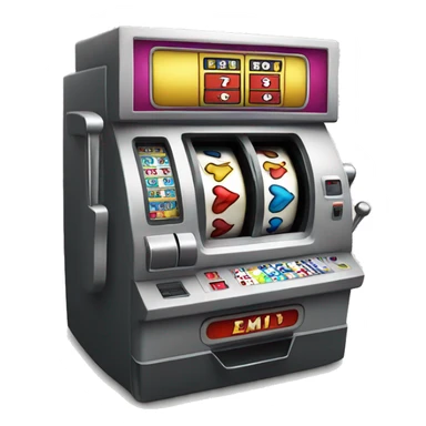 anthropomorphic slot machine  sticker