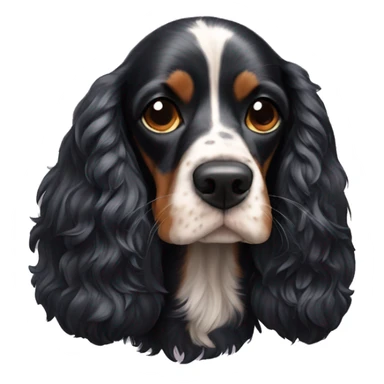 English cocker spaniel sticker
