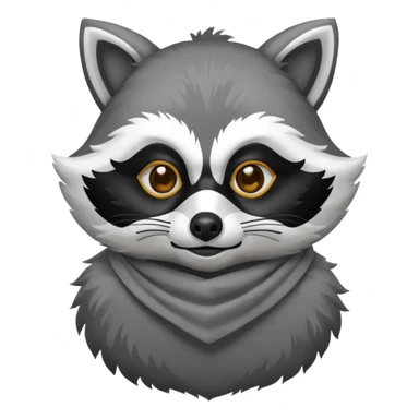Duolingo bird only it’s a raccoon sticker