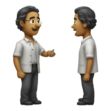 gostaria de uma pessoa com estabilizador na mão trabalhando sticker