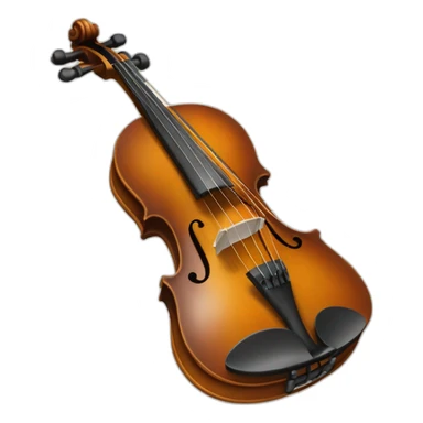 a two-stringed bowed instrument with a lower register than violin sticker