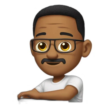 Will smith on a laptop sticker