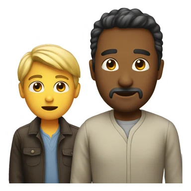 man talking to stranger sticker