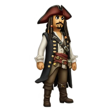 Captain Jack Sparrow sticker