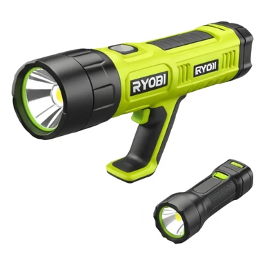 RYOBI P705 18V LED Flashlight  sticker