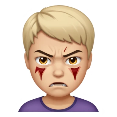 Persona golpeado a otra sticker