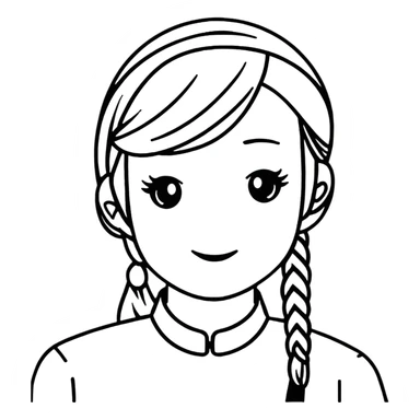 Anna from Frozen Disney character sticker