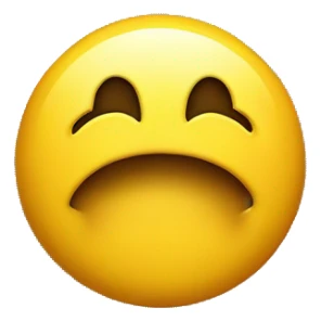 Classic yellow emoji pointing at itself ☝️ to represent 'me' or 'myself sticker