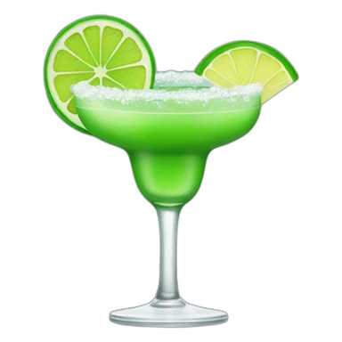 Margarita with green hair sticker