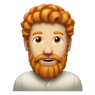 Short ginger king sticker