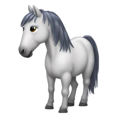 disco horse sticker