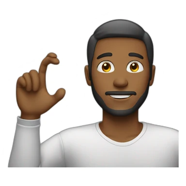 Man with a wish sticker