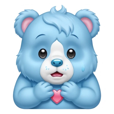 Care bear crying sticker