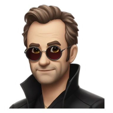 Crowley good omens sticker