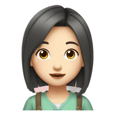 cute taiwan girl sticker