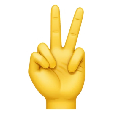 I want an emoji with all the fingers up and the middle finger down sticker