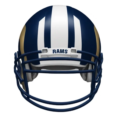 LA Rams helmet sticker