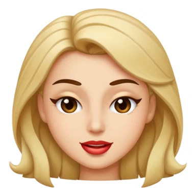 Very weird seductive wink sticker