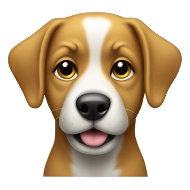 dog whit money around him  sticker