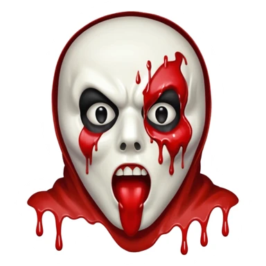 Scream guy painting  sticker