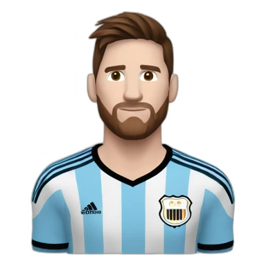 messi 1/2 shot argentina kit 2022 sticker