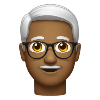 menino de óculos sticker